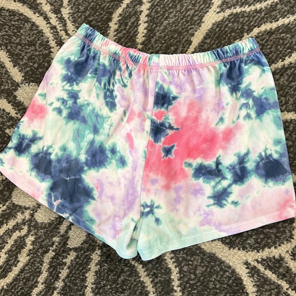 Colorful Tie-Dye Sleep Shorts - Picture 3 of 4